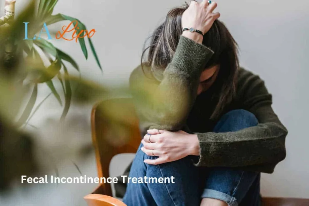 woman worried about fecal incontinence diet Edmonton