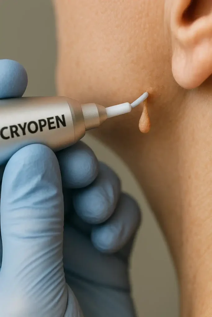Cryopen for skin tags removal Edmonton speak to our team today!